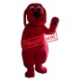 Superb Clifford The Big Red Dog Mascot Costume