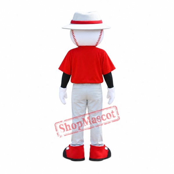 Friendly Mr. Baseball Mascot Costume