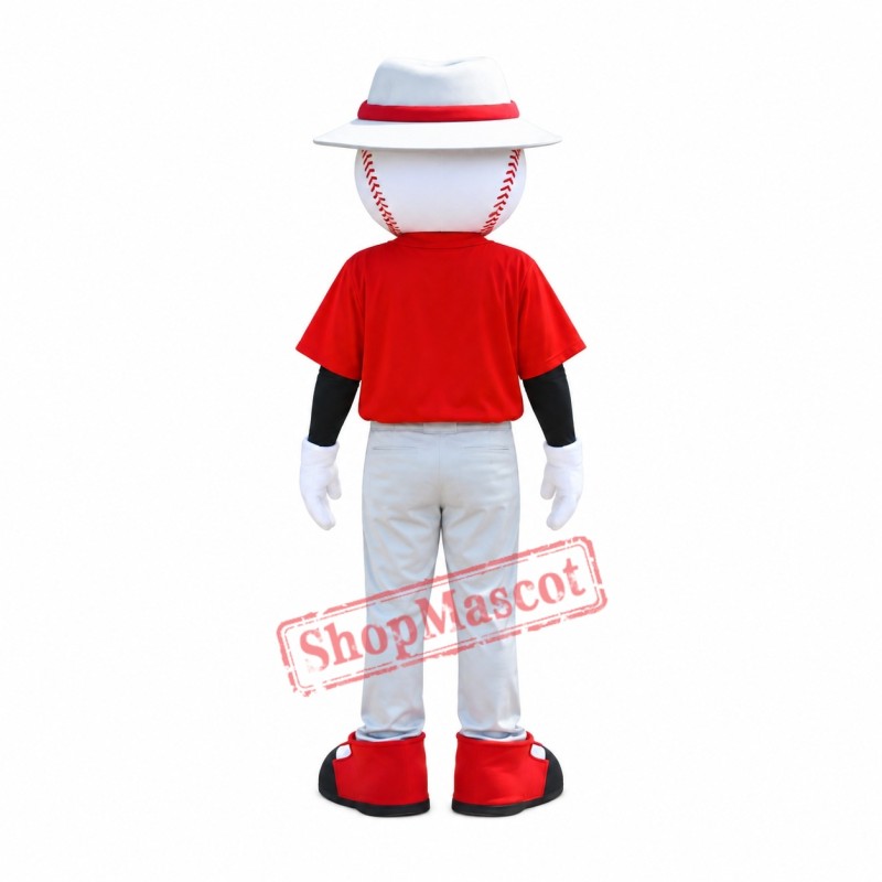 Friendly Mr. Baseball Mascot Costume Friendly Mr. Baseball Mascot Costume