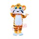 Superb Happy Tiger Mascot Costume Superb Happy Tiger Mascot Costume