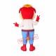 Superb Red Cow Mascot Costume Superb Red Cow Mascot Costume