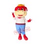 Superb Red Cow Mascot Costume