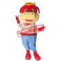 Superb Red Cow Mascot Costume