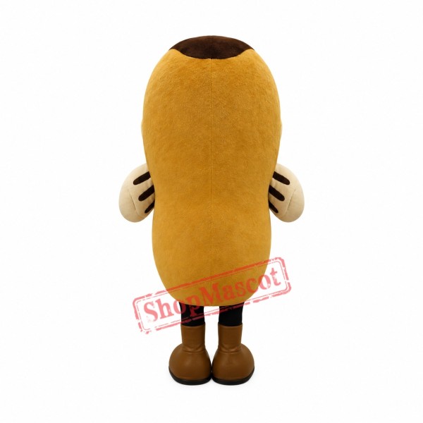Superb Brown Fish Mascot Costume Superb Brown Fish Mascot Costume