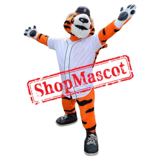 Superb Power Sport Tiger Mascot Costume