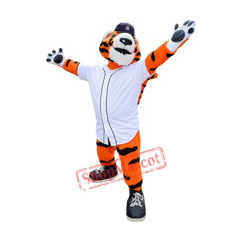 Superb Power Sport Tiger Mascot Costume Superb Power Sport Tiger Mascot Costume