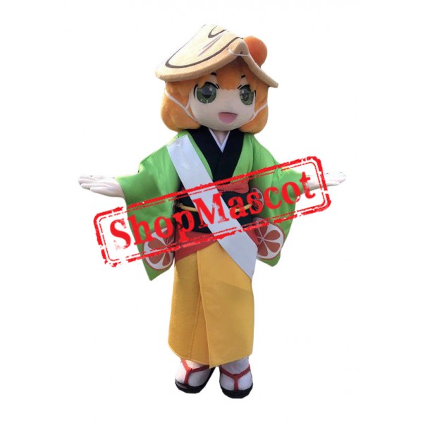 Superb Japanese Girl Mascot Costume