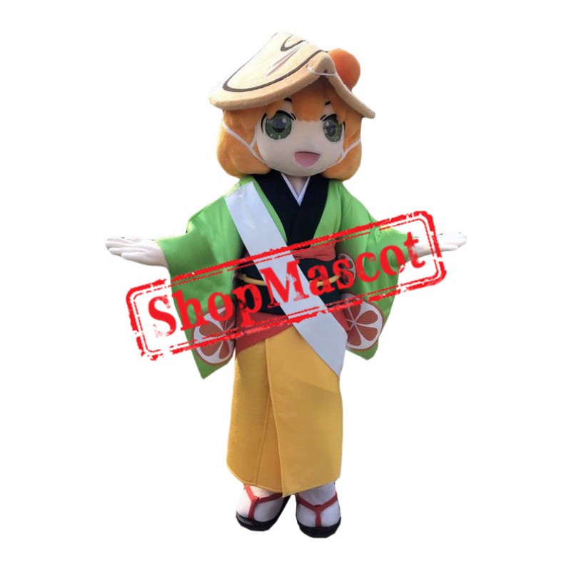 Superb Japanese Girl Mascot Costume