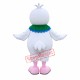 Superb Lovely White Bird Mascot Costume