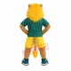 Yellow Maned Lion Mascot Costume Yellow Maned Lion Mascot Costume