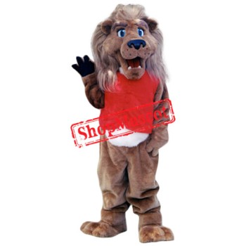 Superb Friendly Lightweight Lion Mascot Costume