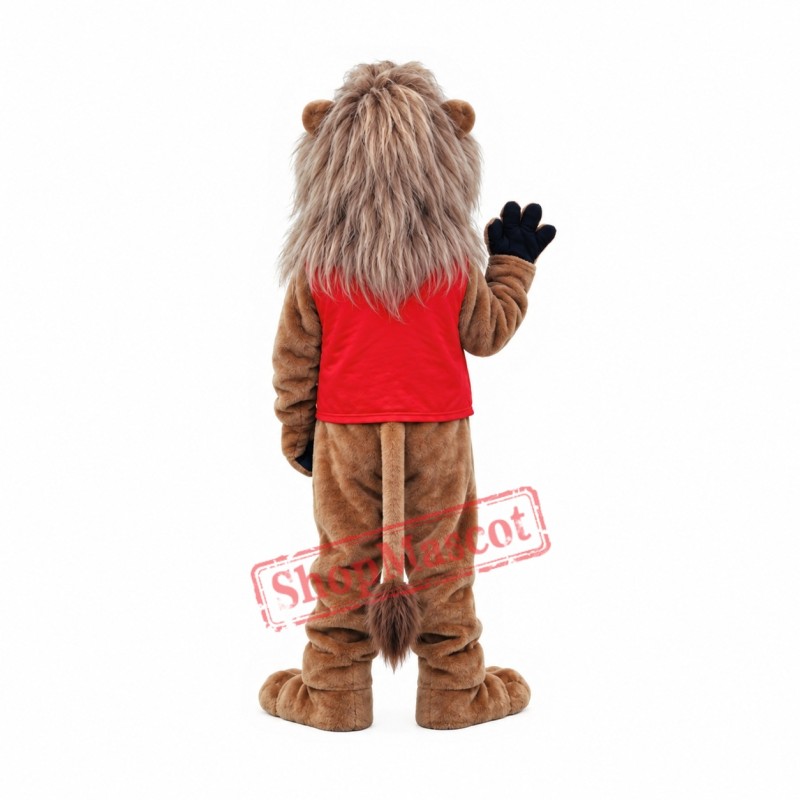 Superb Friendly Lightweight Lion Mascot Costume Superb Friendly Lightweight Lion Mascot Costume