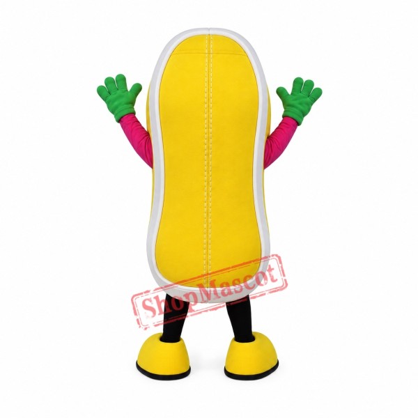 Superb Yellow Shoe Mascot Costume