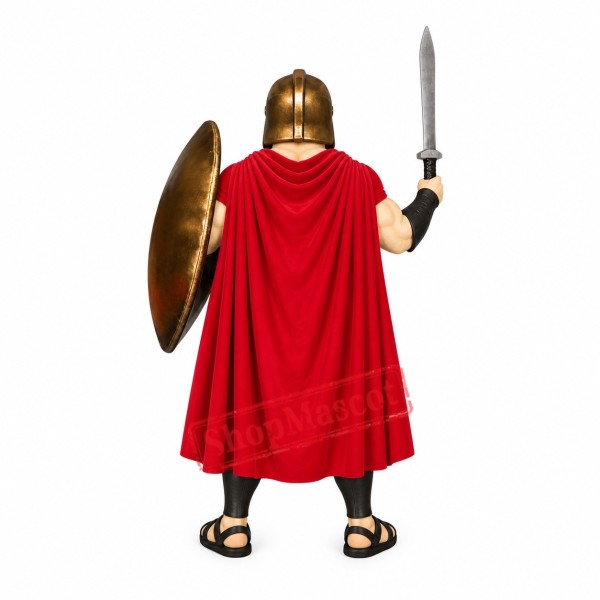 Power Muscular Spartan Mascot Costume Power Muscular Spartan Mascot Costume