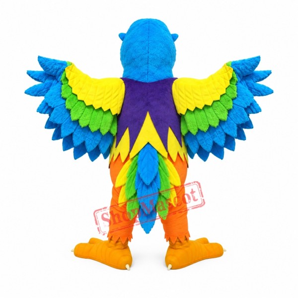 Colorful Parrot Mascot Costume Colorful Parrot Mascot Costume