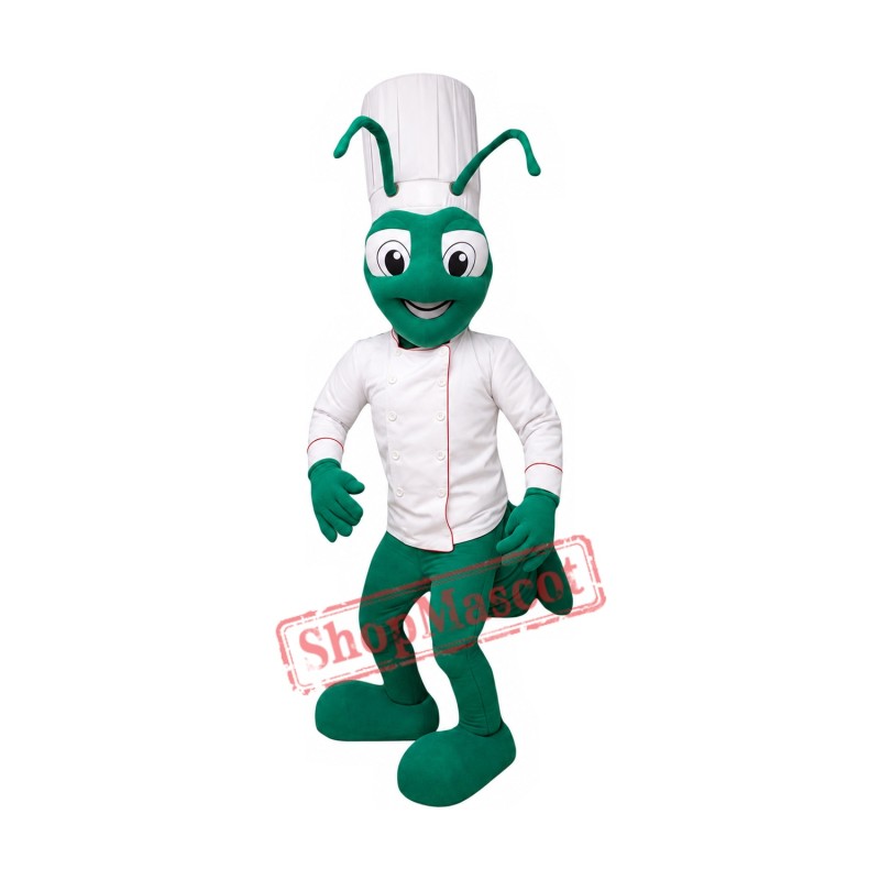 Chef Cricket Mascot Costume Chef Cricket Mascot Costume