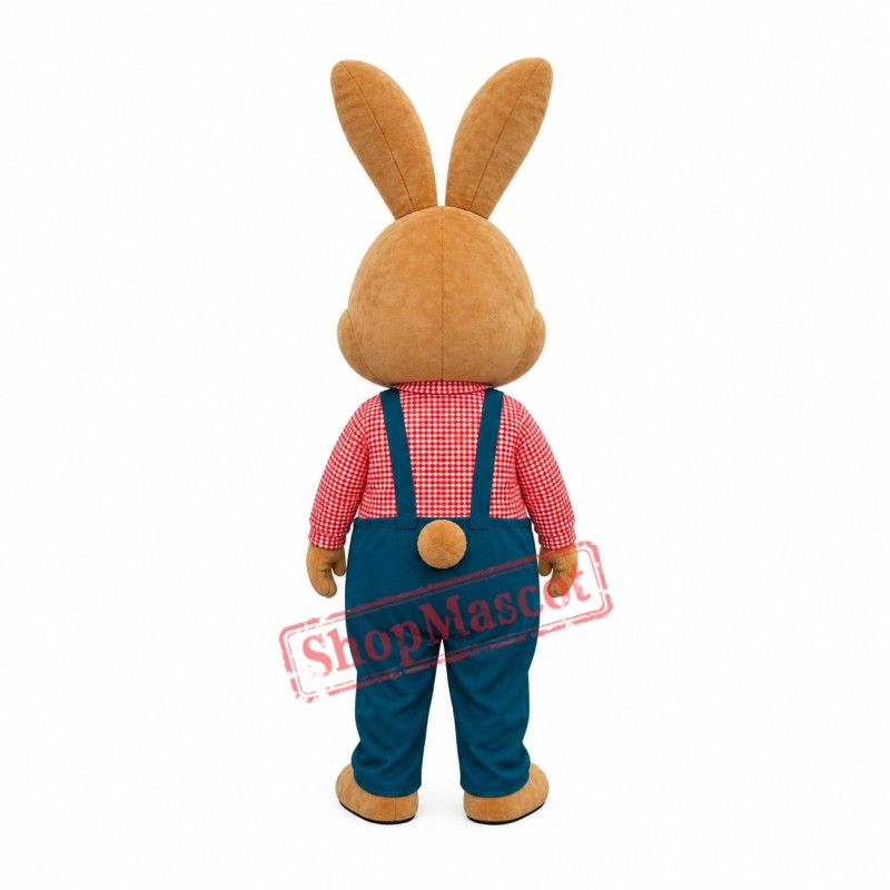 Superb Brown Lightweight Rabbit Mascot Costume