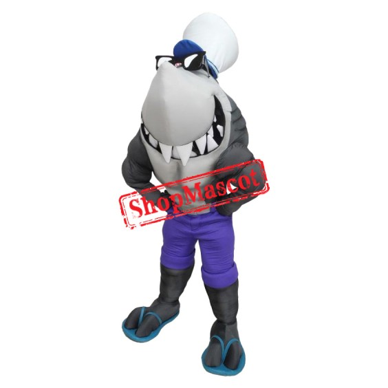 Cool Fierce Shark Mascot Costume