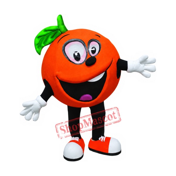 Happy Lightweight Orange Mascot Costume Happy Lightweight Orange Mascot Costume