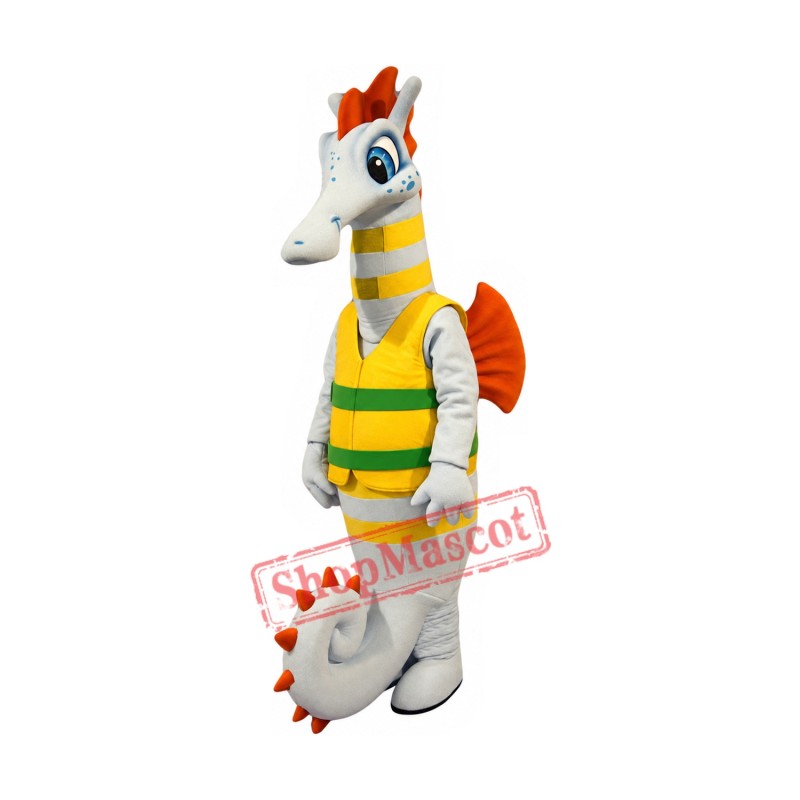 Superb Seahorse Mascot Costume Superb Seahorse Mascot Costume
