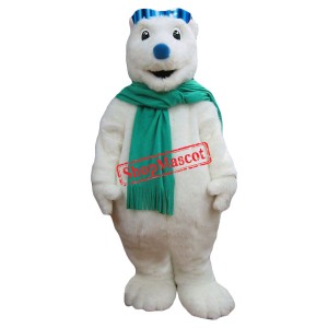 Superb Friendly Lightweight Polar Bear Mascot Costume