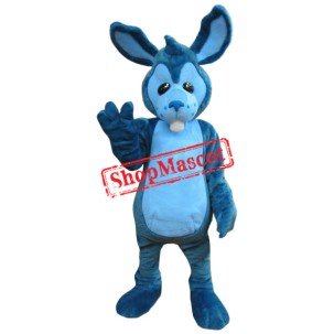 Superb Lightweight Blue Rabbit Mascot Costume