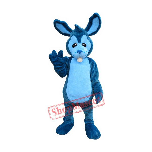 Superb Lightweight Blue Rabbit Mascot Costume
