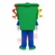 Green Trash Can Mascot Costume