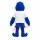 Superb Blue Fish Mascot Costume Superb Blue Fish Mascot Costume
