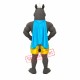 Power Fierce Rhino Mascot Costume Power Fierce Rhino Mascot Costume