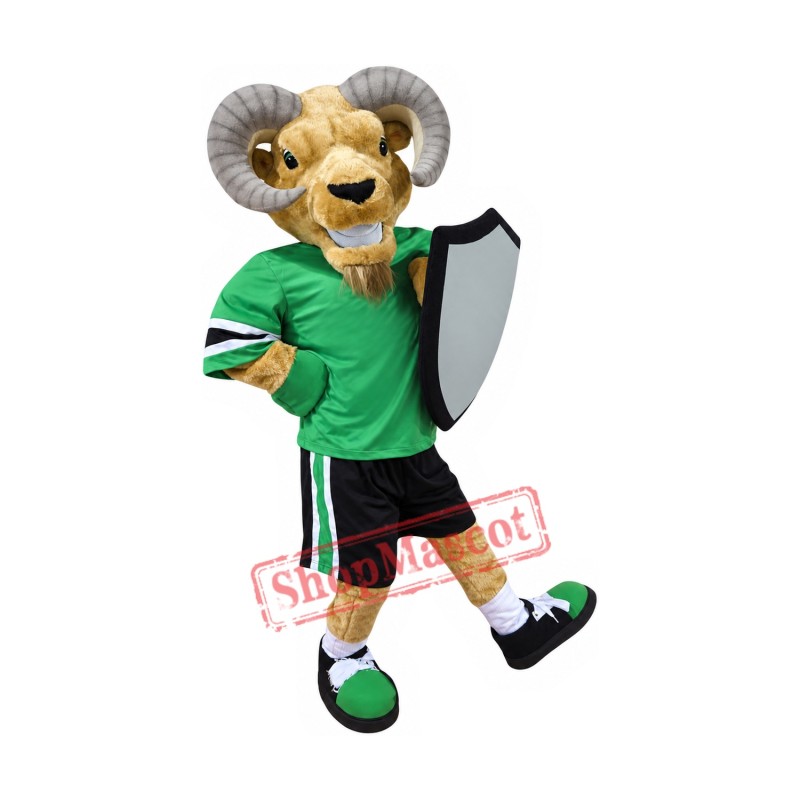 College Power Ram Mascot Costume