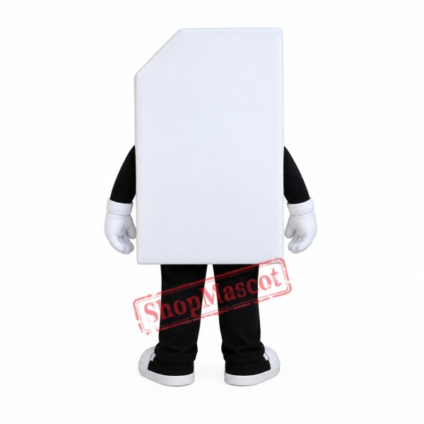 Sim Card Mascot Costume Sim Card Mascot Costume