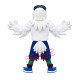 Friendly White Eagle Mascot Costume