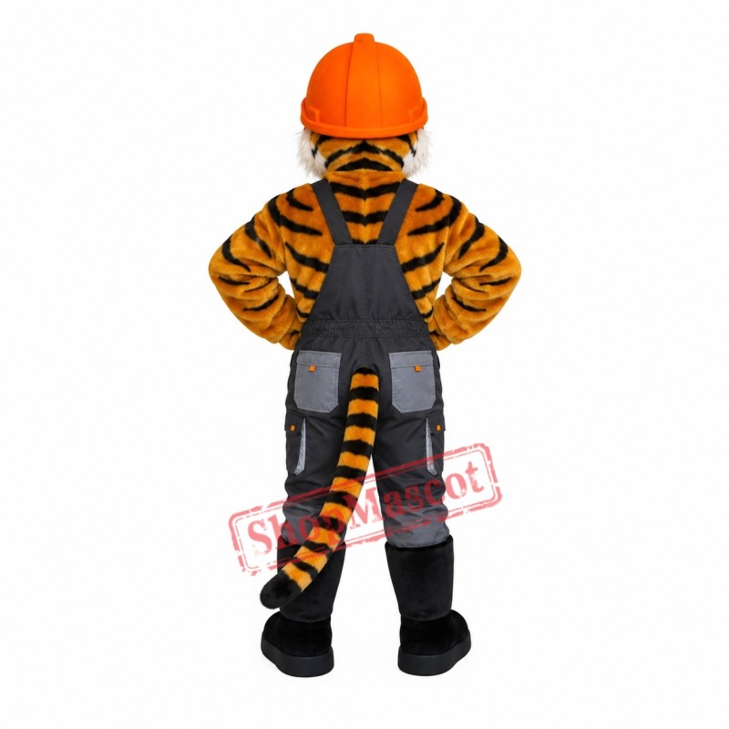 Realistic Tiger Boy Mascot Costume