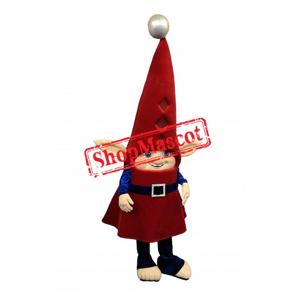Little Red Elf Mascot Costume