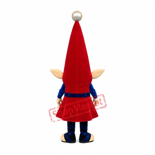 Little Red Elf Mascot Costume Little Red Elf Mascot Costume