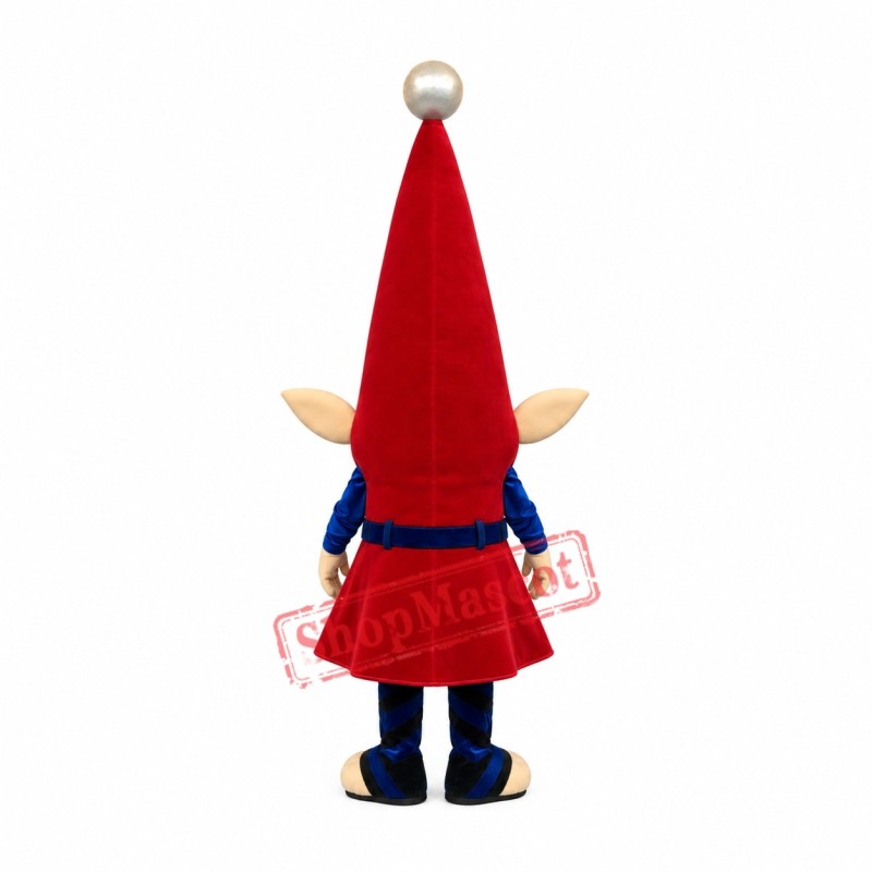 Little Red Elf Mascot Costume Little Red Elf Mascot Costume