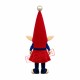 Little Red Elf Mascot Costume Little Red Elf Mascot Costume
