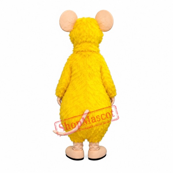 Friendly Yellow Mouse Mascot Costume Friendly Yellow Mouse Mascot Costume