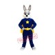 Superhero Bunny Mascot Costume Superhero Bunny Mascot Costume