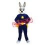 Superhero Bunny Mascot Costume
