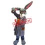 Superb Grey Rabbit Mascot Costume