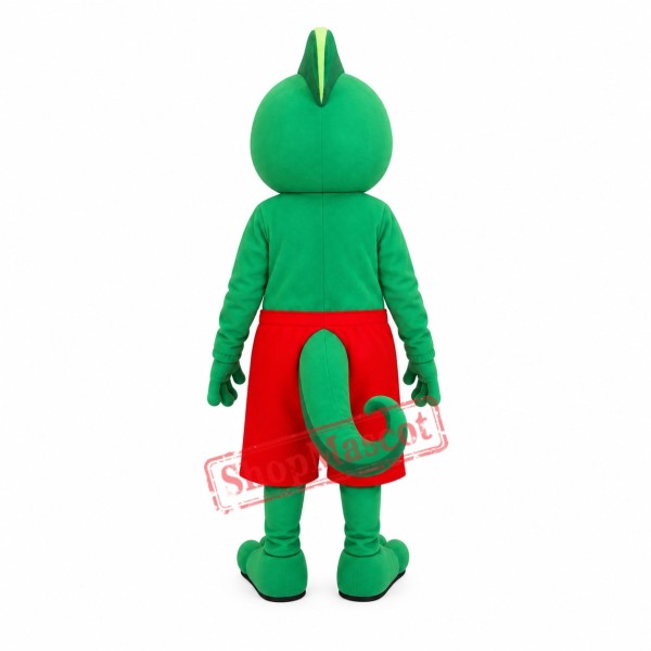 Happy Chameleon Mascot Costume Happy Chameleon Mascot Costume