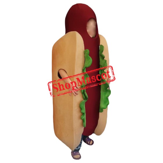 Superb Hot Dog Mascot Costume