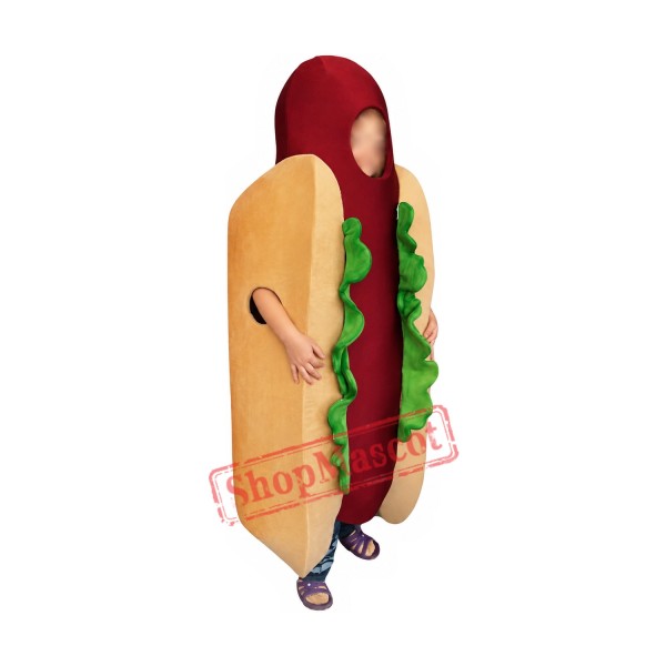 Superb Hot Dog Mascot Costume