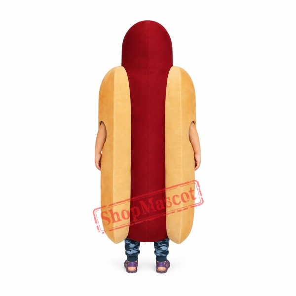 Superb Hot Dog Mascot Costume Superb Hot Dog Mascot Costume