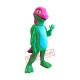 Red & Green Dinosaur Mascot Costume Red & Green Dinosaur Mascot Costume