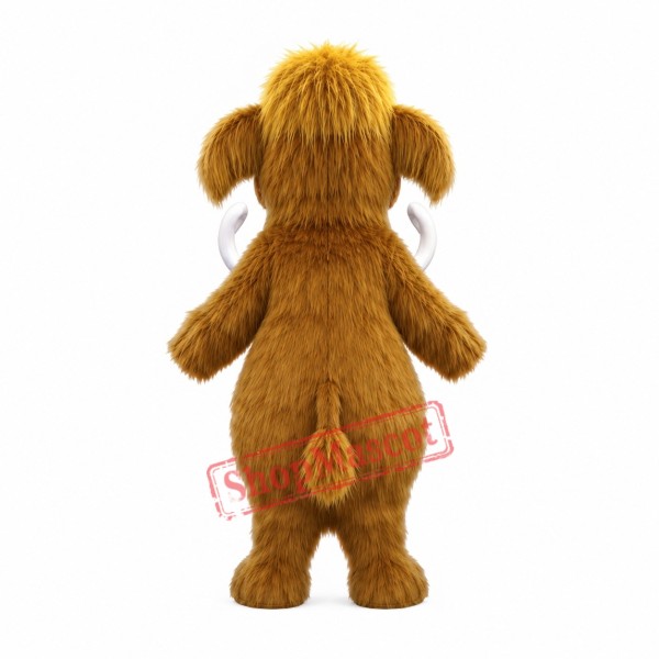 Superb Mammoth Mascot Costume Superb Mammoth Mascot Costume