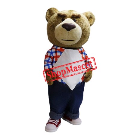 Superb Teddy Bear Mascot Costume