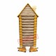 Wooden House Mascot Costume Wooden House Mascot Costume